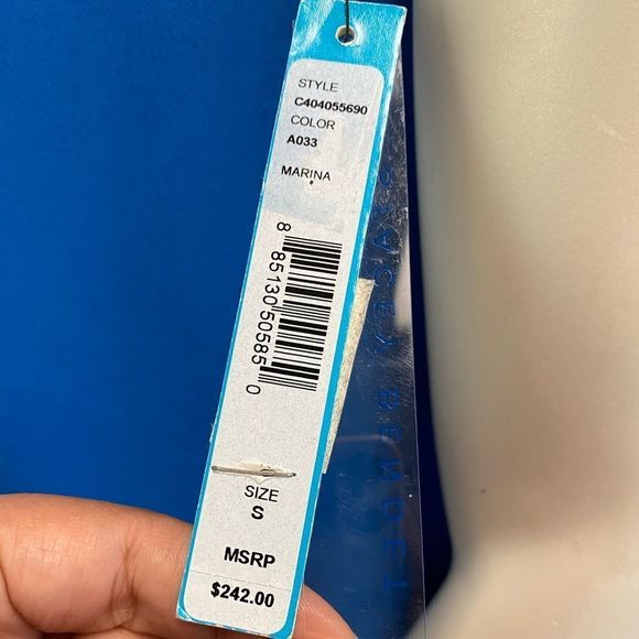 $242 ALICE + OLIVIA Blue Tank Top- New w/ Flaws - Picture 9 of 11